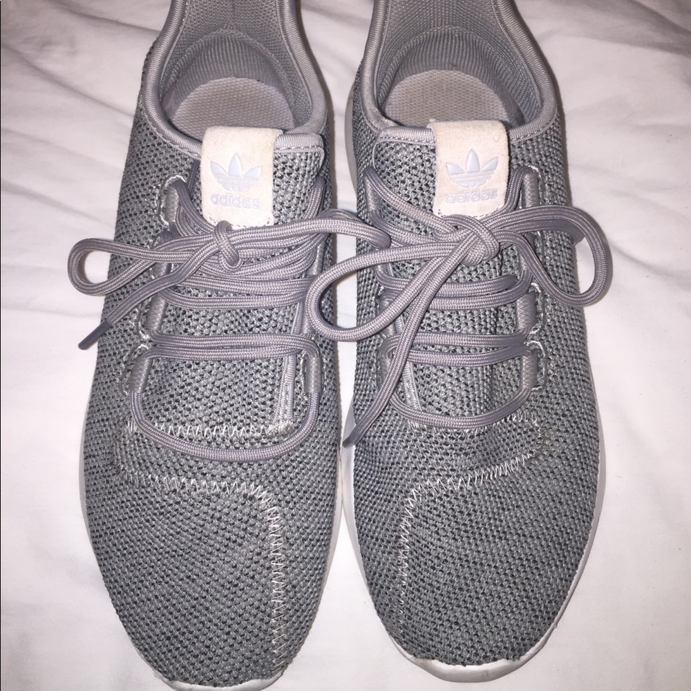 Gray Adidas Tennis shoes size 7 1/2